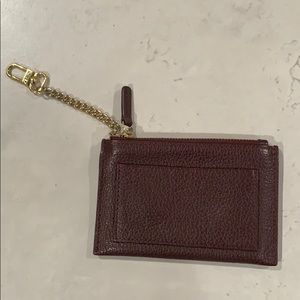 Mark and Graham Plum Vivid Zip Card Case